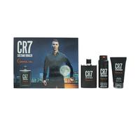 Set Cristiano Ronaldo: CR7 Game On, Eau De Toilette, per uomo, 100 ml + CR7 Game On, Gel doccia, Corpo, 150 ml + CR7 Game On, Rinfrescante,