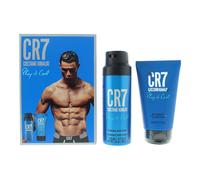 Set Cristiano Ronaldo: CR7 Play It Cool, detergente, gel doccia, per tutti i tipi di pelle, 150 ml + CR7 Play It Cool, spray profumato, per uomo, 150