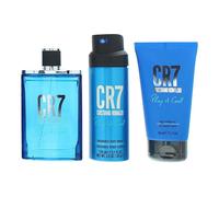 Set Cristiano Ronaldo: CR7 Play It Cool, eau de toilette, per uomo, 100 ml + CR7 Play It Cool, spray profumato, per uomo, 150 ml + CR7 Play It Cool,