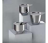 Set crogioli premium in nichel e ferro con coperchio - Crogioli di fusione da laboratorio da 30 ml/50 ml for analisi chimiche 1 pezzo(Nickel-with lid 50ML)