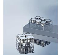 Set crogioli premium in nichel e ferro con coperchio - Crogioli di fusione da laboratorio da 30 ml/50 ml for analisi chimiche 1 pezzo(Nickel rack 30ML (6 holes))