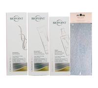 SET CROMATIX SILVER: Shampoo Ravvivante, Azione Anti-Giallo 200ml + Balsamo Anti-Giallo 150ml + Spray Anti-Giallo 150ml + Fascia Per Capelli (Colori Assortiti)
