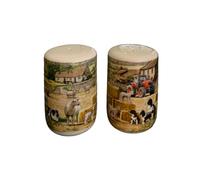 Set cruet shaker sale e pepe per collie e pecore fine Cina confezione regalo