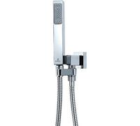 SET CUBE IN OTTONE DOCCI SUPPORTO INCASSO GIREVOLE+FLESSIBILE Cromo