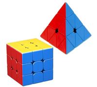 set cubo veloce 2x2x2 3x3x3 piramide cubo magico puzzle giocattoli articoli per feste di compleanno regali per calze natalizie regali per adolescenti e adulti