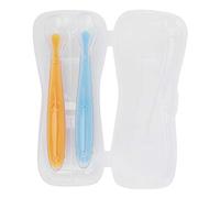 Set Cucchiai Per Neonati In Silicone, 2 Cucchiai Per Neonati Con Punta Morbida Per La Prima Fase, Cucchiai Per Alimentazione Alimentari Sensibili Al Calore Per Bambini Oltre 4