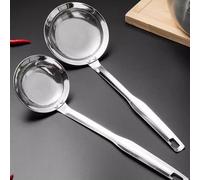 Set Cucchiaio Skimmer Due Misure Acciaio 304 SS per Uso Domestico e Commerc
