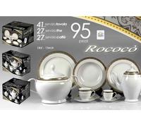 SET CUCINA 95 PEZZI S. TAVOL S. THE+S. CAFFE STILE/DECORO ROCOCO' TRE-720420