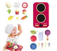Set Cucina Giocattolo Per Bambini, Giochi Educativi Interattivi Realistici Per Cucinare, Giocattolo Didattico A Forma Di Cartone Per Asilo E Scuola Materna