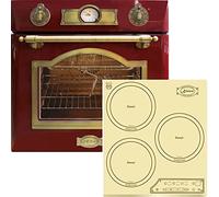 Set cucina Kaiser forno elettrico da incasso Kaiser EH 6355 RotEm+piano cottura a induzione Kaiser KCT 4795 FI ElfAD, incasso, 3 zone cottura, 45 cm