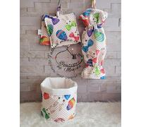 Set cucina portapane, presine, portasacchetti A Tema Pasquale