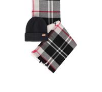 BARBOUR Set regalo Donna berretto e sciarpa LGS0094GY51 Bianco Multicolor