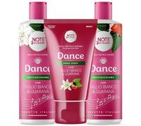 Set Cura Corpo 3-Pack Note di Schiuma: 2 Docciaschiuma Idratanti 400ml + Crema Corpo Nutriente 200ml - con Oli Essenziali, Estratti Naturali - Ideale per Pelli Sensibili - Made in Italy (Dance)