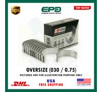 Set Cuscinetti Banco Biella 0.75mm CR6838SV 030 King Per Land Rover 306DT 2.7L