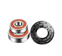 Set cuscinetti, compatibile for LG, 6305 6306 37 76 9,5 12 | Set di cuscinetti con guarnizione idraulica for la riparazione dell'albero della lavatrice a tamburo