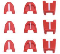 Set Cuscinetti in Gomma Anti-margine Lunga Durata Per Chiodatrici E Cucitrici Da 18 Mm 2746 20 Che Forniscono Elevata Resistenza All'usura Lunga Durata in Lavori Difficili Traccia