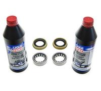 Set cuscinetti ruota 8,25 4 pezzi asse posteriore esterno incl. olio Jeep Che...
