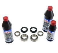 Set cuscinetti ruota Dana 44 6 pezzi asse posteriore esterno incl. olio Jeep ...