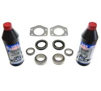 Set cuscinetti ruota Dana 44 8 pezzi asse posteriore esterno incl. olio Jeep ...