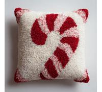 Set Cuscini Con Bloccaggio A Scatto Bastoncino Di Zucchero Kit Per Ricamare Cuscini Kit Per Fabbricare Cuscino A Punto Croce Per Bambini Adulti Principianti,Accessorio Per La Casa,Colorato,43 Cm×43 Cm