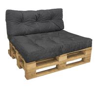 ® Set Cuscini per Pallet Cuscino Bancale Impermeabile per Internio ed Esterno