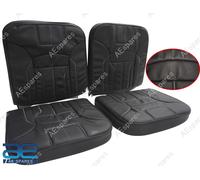 Set Cuscino Sedile Anteriore Nero Willys Script CJ2A CJ3A CJ3B GEc