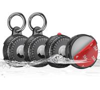 Set Custodia Cover Con Moschettone AirTag con Adesivo VHB 3M impermeabile IPX8