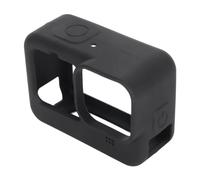 Set Custodia Protettiva in Silicone per Action Camera Nera, Montaggio Obiettivo, Foro Connettore 1/4, Materiale Stabile per la Fotografia Aerea