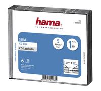 Set custodie CD e DVD Hama 00051289 5 pz Slim