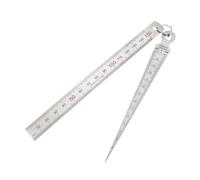 Set da 1-15 mm, calibro a cuneo, righello di misurazione, sonda, calibro conico, strumenti di misurazione delle distanze, righello in acciaio, calibro di spessore della valvola a cuneo