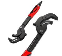 Set da 1 chiave universale regolabile, acciaio forgiato ad alto tenore di carbonio, denti a tre lati, apertura rapida(Set)