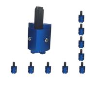 Set da 10 angoli arrotondati per serratura da falegname, per serrature da falegname, blu