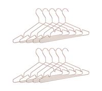 Set da 10 grucce appendiabiti color rame Stampelle sottili Ganci per armadio