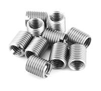 10 Pezzi di Inserto di Riparazione Filettato Dado Che Riduce la Riparazione M8 X 1,25 Femmina e M10 X 1,25 Strumento di Estensione Filettatura Maschio in Acciaio Inossidabile Kit di Strumenti di Ripar