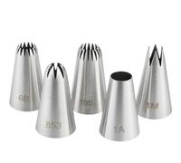 Set da 10 pezzi, 5 pezzi/set, beccucci for decorare torte in acciaio inossidabile, for biscotti e fiori di crema al burro professionali