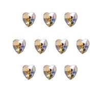 Set da 10 pezzi con strass colorati a forma di farfalla 3D