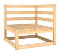 Set da 10 pezzi da giardino in legno di pino massiccio con cuscino - Mobili da esterno durevoli e resistenti alle intemperie per terrazze, balcone o giardino - Comodo gruppo di seduta per relax e