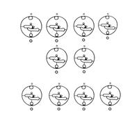 Set da 10 pezzi for guarnizione della vaschetta del carburatore for tosaerba da giardino 698781