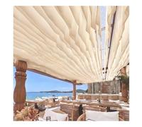 Set Da 10 Pezzi Tendaggi Per Pergolato Per Decorazione Di Tettoie, Tessuto A Strisce Con Cavo In Acciaio, Per Esterni Velo Drappeggiato Per Matrimoni, Spiagge E Parchi(Straight,45x1000cm)