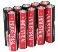 Set da 10 pz pila Ansmann alcalina Industrial Mini Stilo AAA LR03 1,5V
