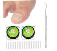 Set da 101 pezzi per il trattamento delle unghie incarnite correttore in plastica trasparente per unghie incarnite con rimozione strisce liscianti per la cura dei piedi di donne e uomini.