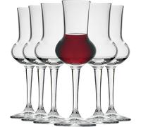 Set da 12 Bicchiere da degustazione Grappa liquore calice in Vetro con Stelo 80m