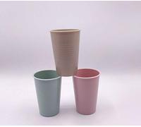 Set da 12 Bicchieri di Plastica Forte Colorati Riutilizzabili da 360 ml
