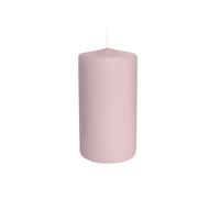 Set da 12 candele -diametro 5 cm -altezza 8 cm- non profumate-Colore Rosa Antico-Cereria di Giorgio