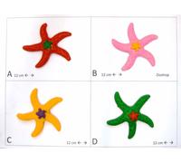 SET DA 12 PEZZI Calamita Magnete Frigo Fridge Magnets FIMO STELLA MARINA