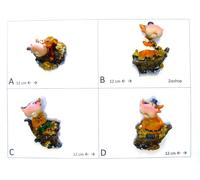 SET DA 12 PEZZI Calamita Magnete Frigo Fridge Magnets MUCCA MONETA ORO