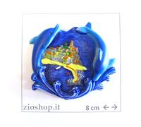 SET DA 12 PEZZI Calamita Magnete Frigo Fridge Magnets PAESAGGIO MARE CON DOPPIO