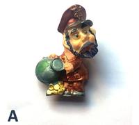 SET DA 12 PEZZI Calamita Magnete Frigo Fridge Magnets PIRATA CON CAPPELLO MILIT