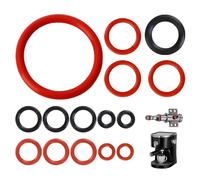 Set da 15 Guarnizioni O-Ring Compatibile con Philips, per Macchine da Caffè. Anelli di Ricambio di Alta Qualità per Valvole di Supporto, Valvole a Vapore, Gruppi di Erogazione e Valvola Dosatrice