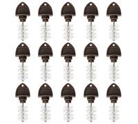 Set da 15 Pezzi Tappi Protettivi per Rubinetto Birra, Accessori Produzione Birra Marrone - Protezione Igienica, Materiale Durevole, Facile da Usare